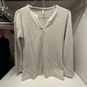 thick, long sleeve